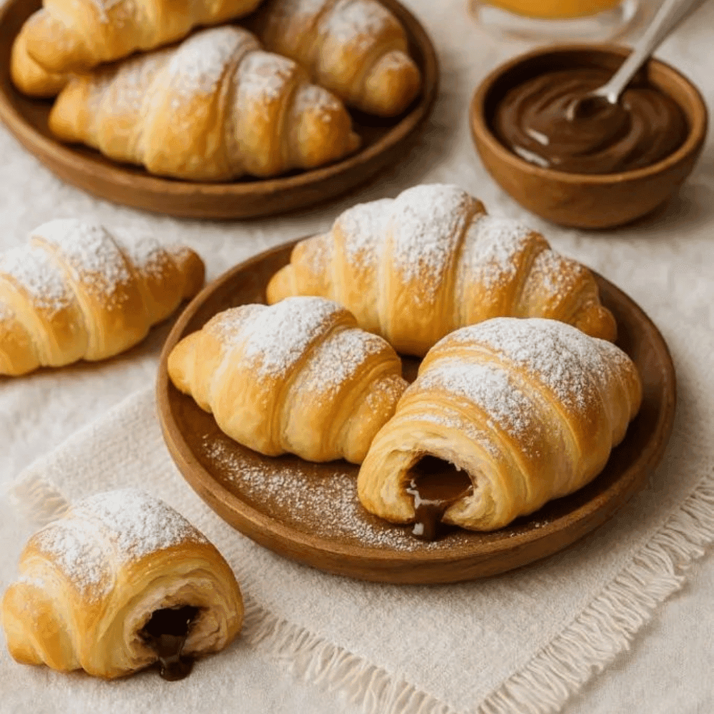 Domaće kiflice sa eurokremom
