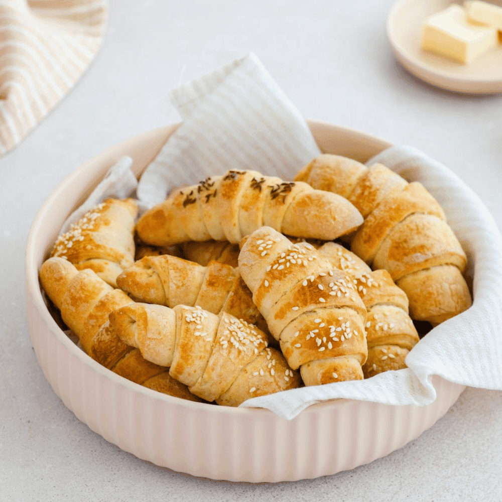 Domaće kiflice sa šunkom i kačkavaljem